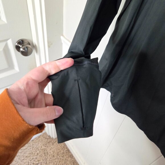 ATHLETA Solid Grey Sunlover UPF Tulip Back Top - Picture 3 of 7